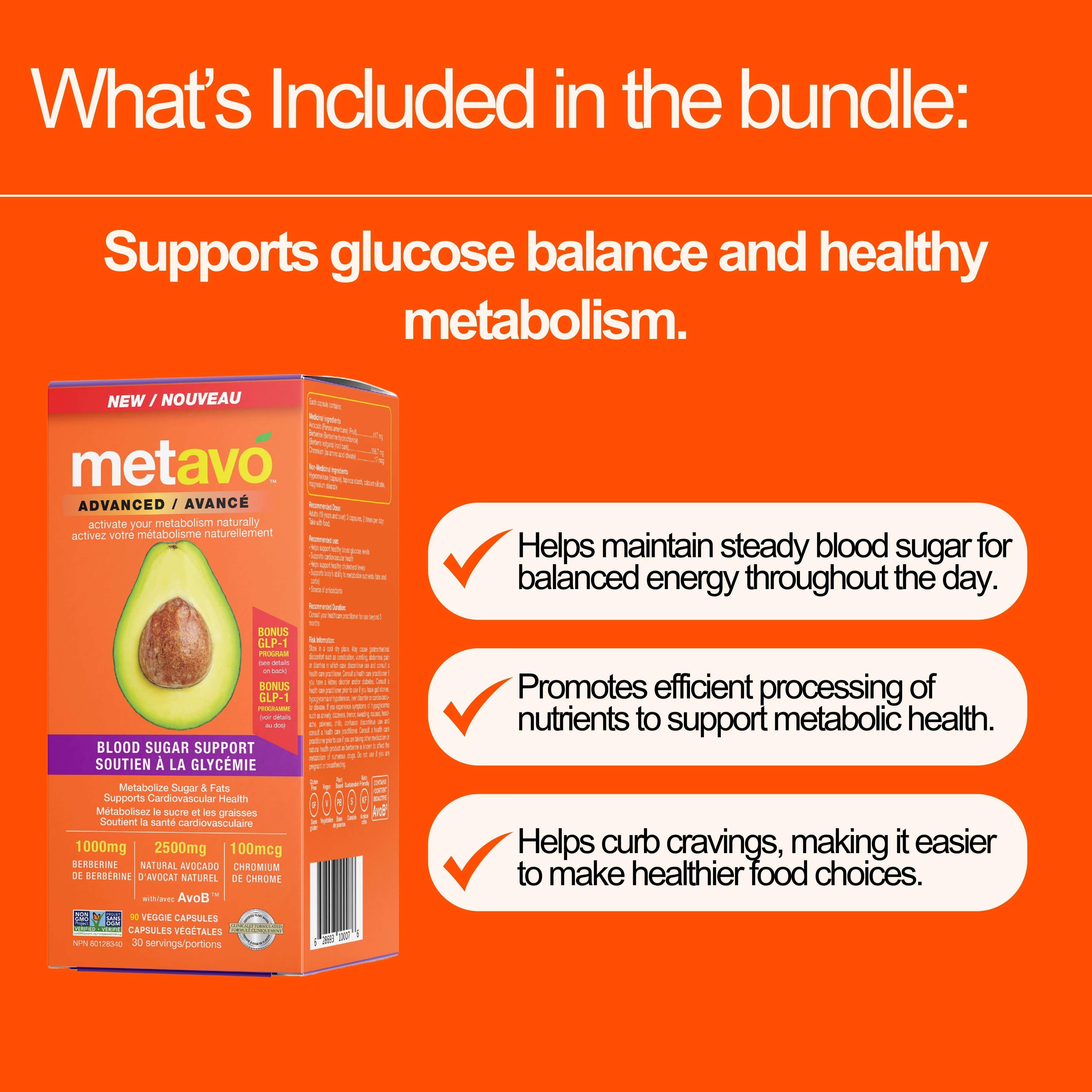 Metavo CAN Metavo GLP-1 Blood Sugar GLP-1 Support Program