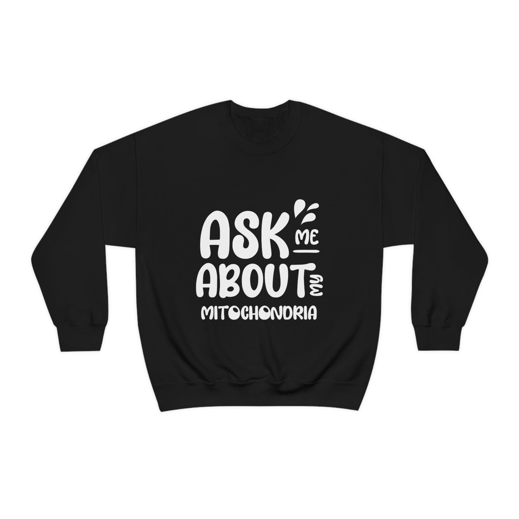 Printify Sweatshirt S / Black Mitochondria Unisex Heavy Blend™ Crewneck Sweatshirt